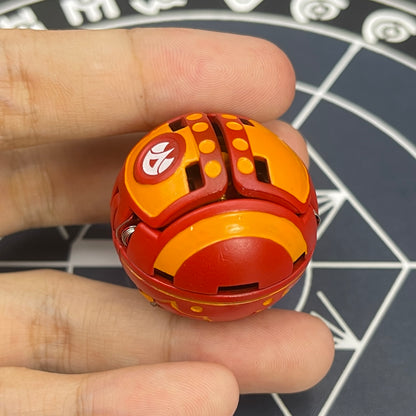 Bakugan Fourtress B2 Pyrus | Repainted To Match The Anime Colors | Toy Bakugan Battle Brawlers