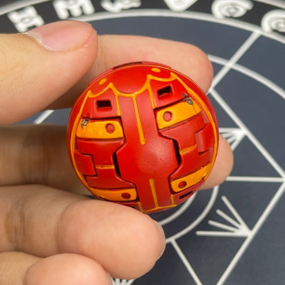 Bakugan Fourtress B2 Pyrus | Repainted To Match The Anime Colors | Toy Bakugan Battle Brawlers