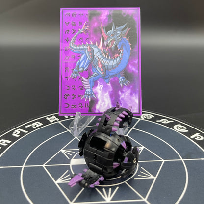 Hydranoid Single Headed B2 Darkus | Custom Made Accurate Plastic Injection | Bakugan Battle Brawlers