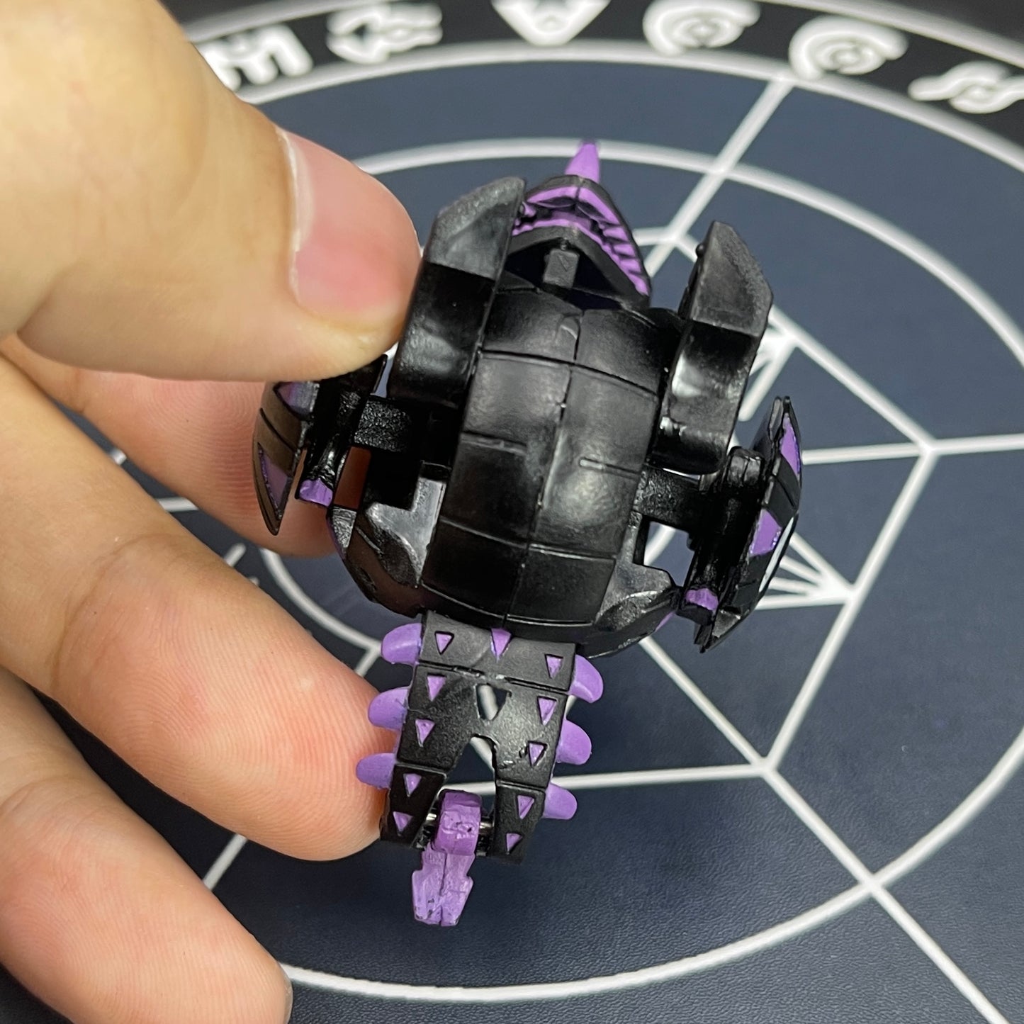 Hydranoid Single Headed B2 Darkus | Custom Made Accurate Plastic Injection | Bakugan Battle Brawlers