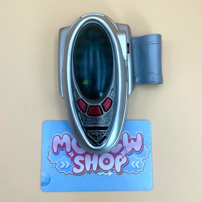 DX Chrono Morpher from Power Rangers Time Force 2001, also known as DX Chrono Changer from Super Sentai Timeranger 2000, vintage roleplay toy for Time Force Ranger fans.