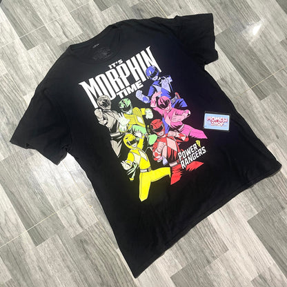 Vintage "It's Morphin Time" Graphic T-Shirt – Pre-Owned Power Rangers Tee