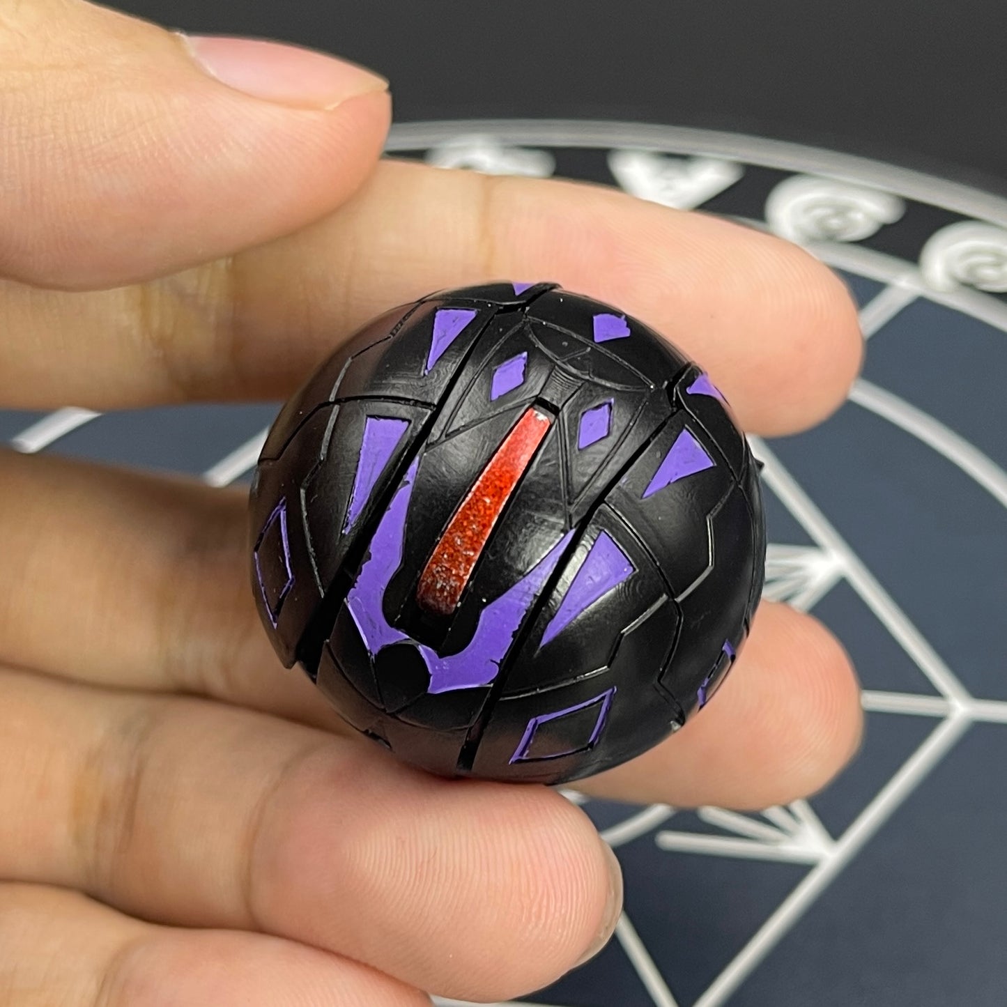 Bakugan Alpha Hydranoid B2 Darkus | Custom Made Accurate Plastic Injection inspired by an anime.
