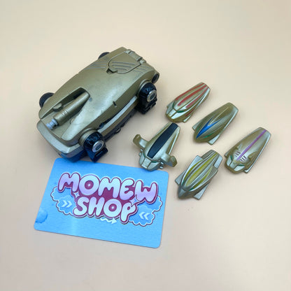 DX Growl Phone Morpher and G Phone, vintage roleplay collectible from Power Rangers Wild Force 2002 and Super Sentai Gaoranger 2001 for Wild Force Ranger fans.