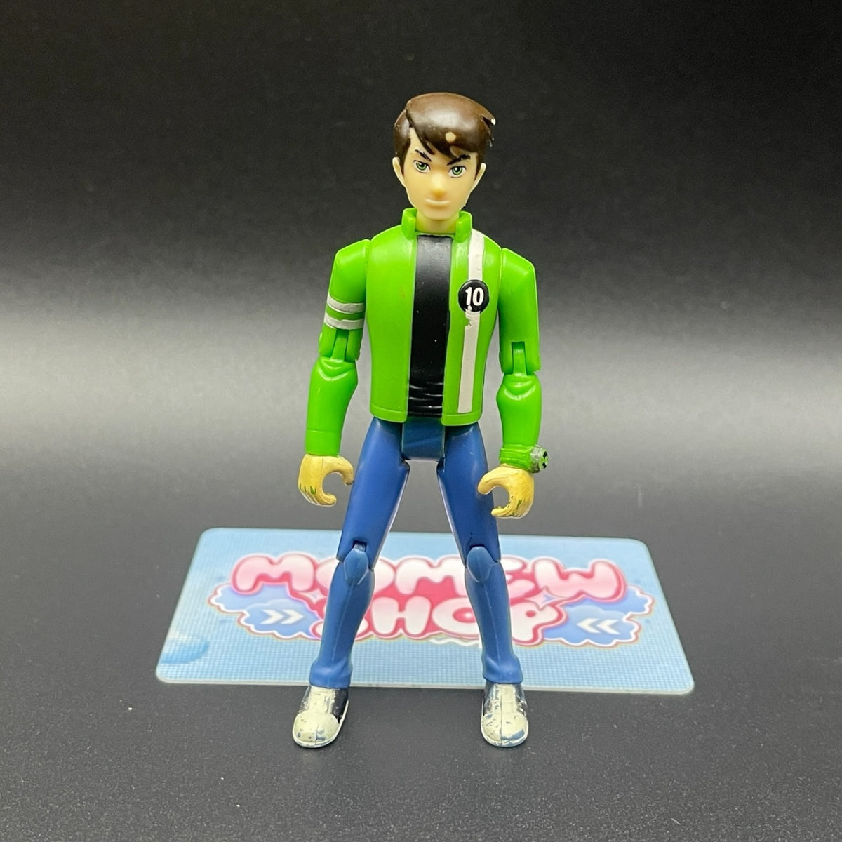 Ben 10 Alien Force Ben Tennyson action figure front view wearing signature green jacket and Omnitrix.