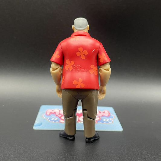 Back view of the Ben 10 Alien Force Grandpa Max action figure.