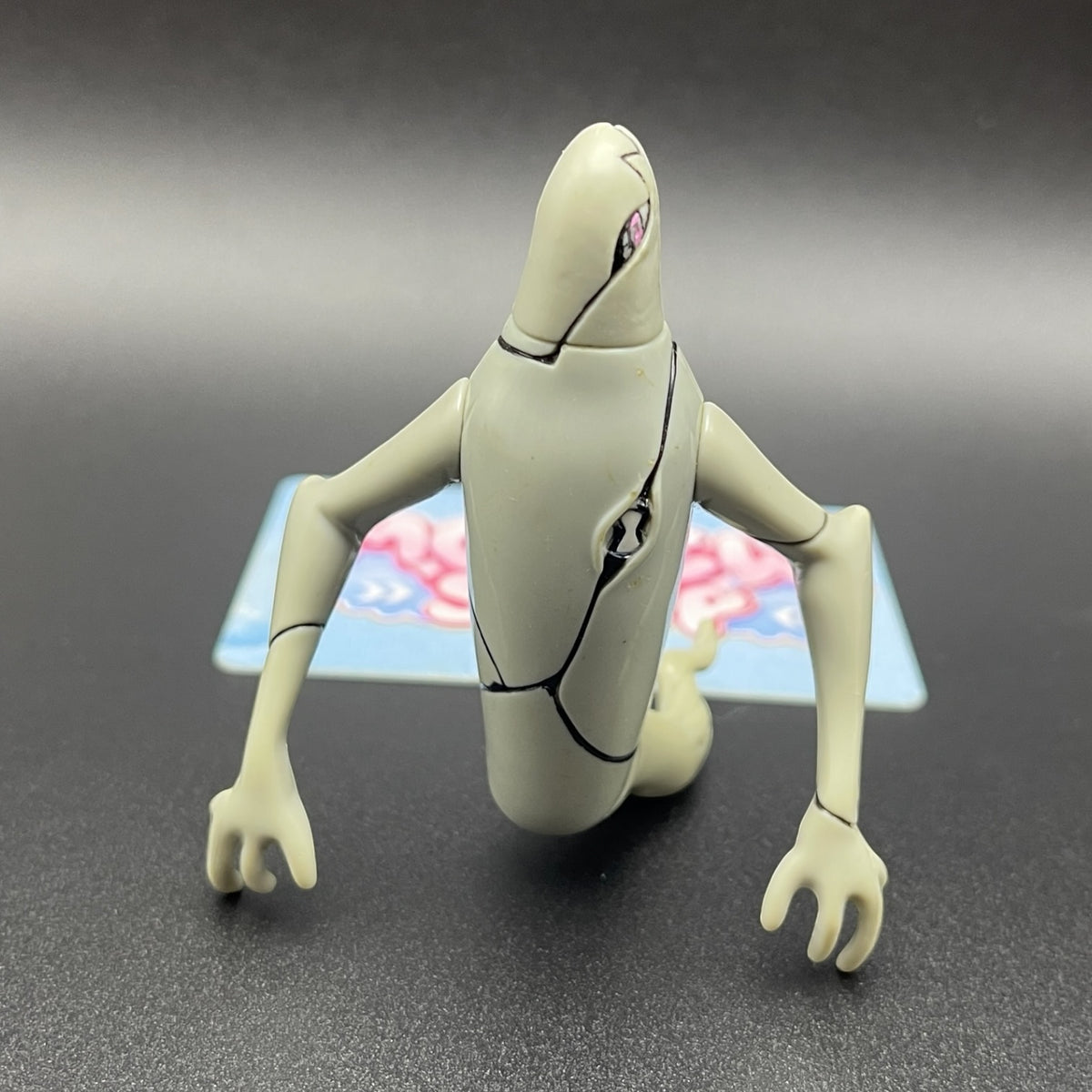 Ben 10 Classic Ghostfreak alien action figure front view showing translucent ghostly body design.