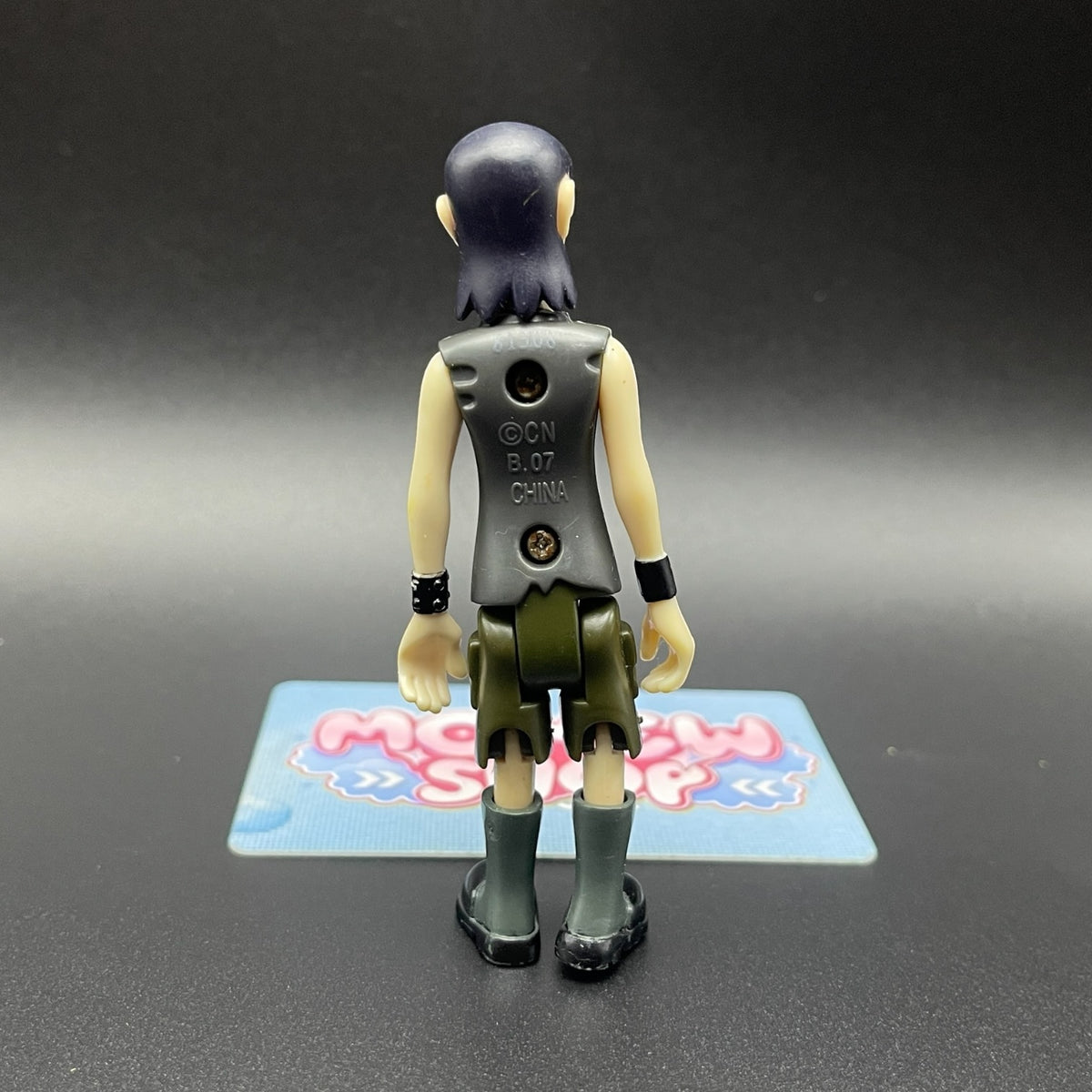Back view of the Ben 10 Classic Kevin Levin action figure.