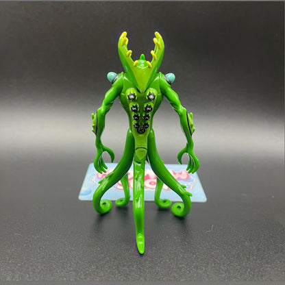 Back view of the Ben 10 Classic Wildvine action figure showing pod details.