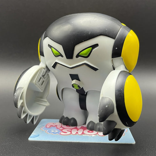Front angle view of the Ben 10 Omniverse Cannonbolt action figure toy.