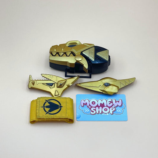 DX Dino Brace Abare Max from Super Sentai Abaranger 2003 and DX Dino Morpher from Power Rangers Dino Thunder 2004, vintage DX Morpher roleplay collectible toy for fans and collectors of Super Sentai and Power Rangers series.