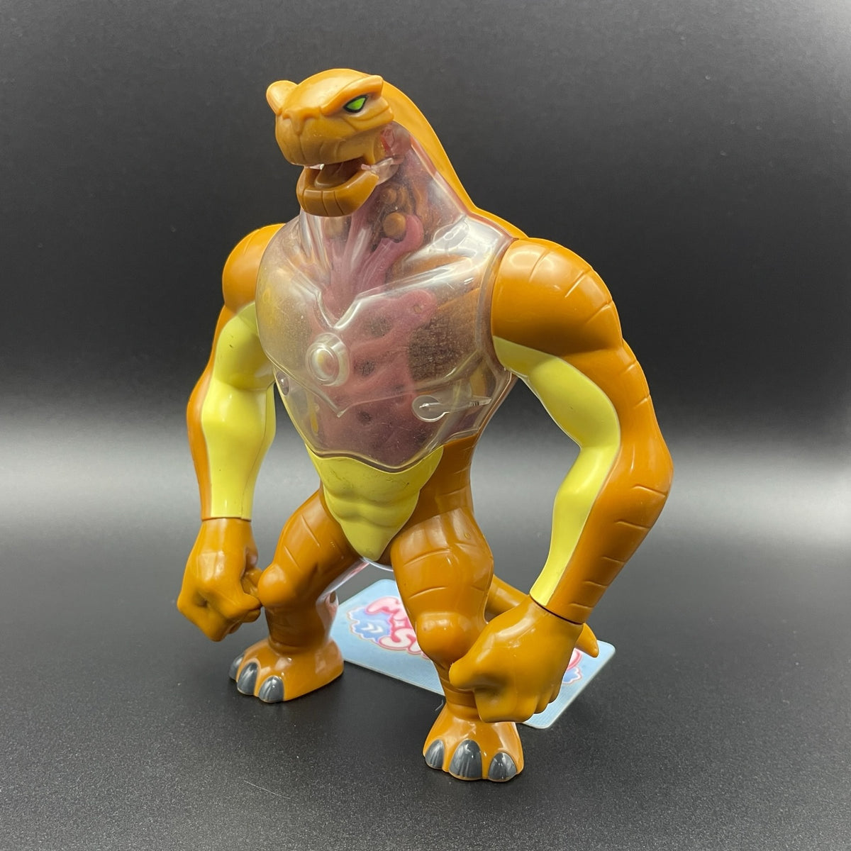 Front angle view of the Ben 10 Alien Force DNA Alien Heroes Humungousaur action figure.