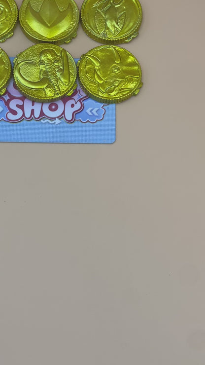 Power Coins - For Power Morphers - Mighty Morphin Power Rangers & Dino Buckler - Super Sentai Zyuranger