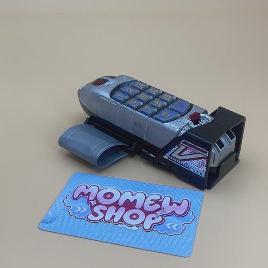 DX V-Mode Brace & Battle Booster from Power Rangers Lightspeed Rescue 2000 also known as DX Change from Super Sentai GoGoFive 1999, vintage DX Morpher roleplay collectible for Lightspeed Rangers fans.