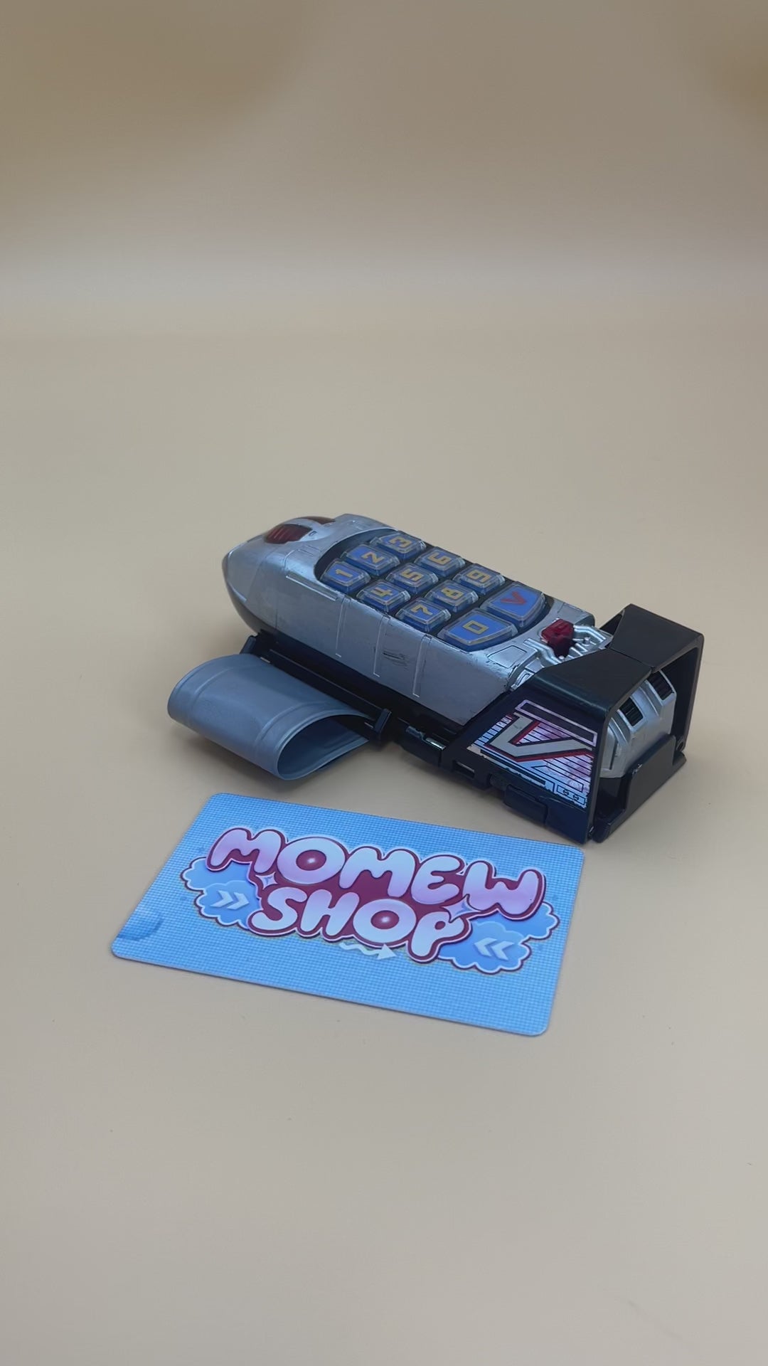 DX V-Mode Brace & Battle Booster from Power Rangers Lightspeed Rescue 2000 also known as DX Change from Super Sentai GoGoFive 1999, vintage DX Morpher roleplay collectible for Lightspeed Rangers fans.