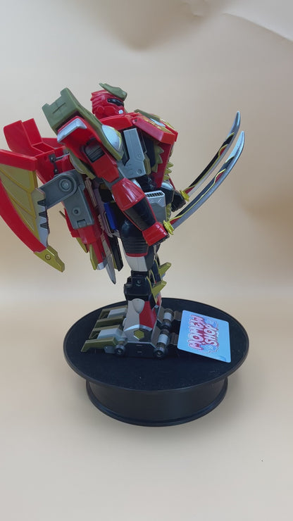 DX Genseishin Ken Riser Toy - Genseishin Justirisers - Transformable and Combinable Robot