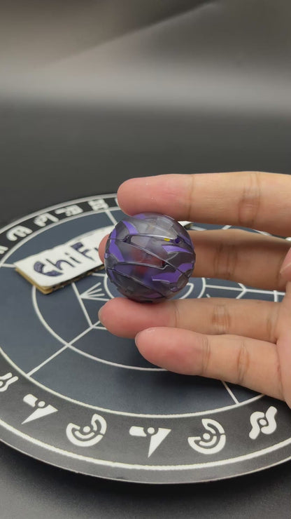 Reaper B2 Darkus Translucent | Custom Made Accurate Plastic Injection | Bakugan Battle Brawlers