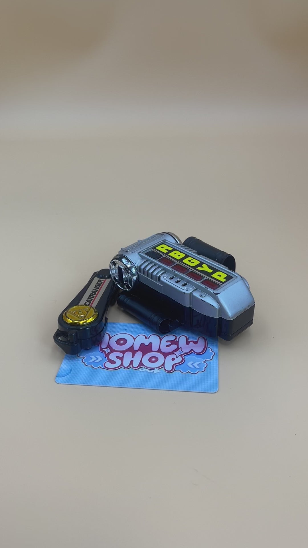 DX Accel Changer  & Turbo Morpher from Power Rangers Turbo 1997 also known as DX Change from Super Sentai Carranger 1996, vintage DX Morpher roleplay collectible for Turbo Rangers fans.