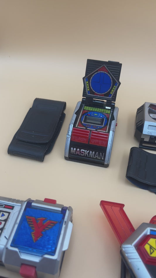 DX Changer Super Sentai (Prism Flash | Masking Brace | Cross Changer | Dino Buckler | Aura Changer) (Flashman | Maskman | Fiveman | Jetman | Zyuranger | Dairanger)
