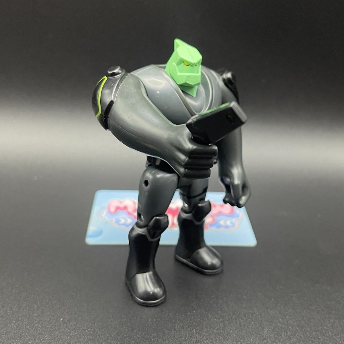 Angle view of the Ben 10 Classic Tetrax action figure