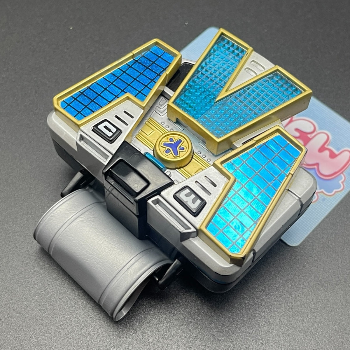 Left angle view of the Power Rangers Lightspeed Rescue Titanium Morpher.