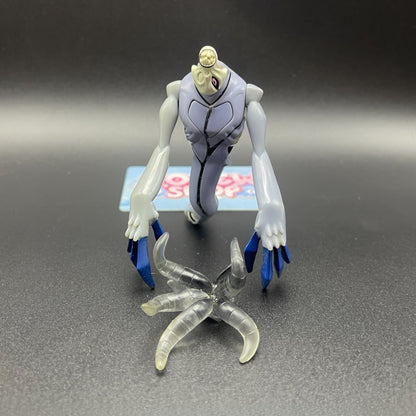 Ben 10 Classic Zs'Skayr action figure laid out with translucent tentacle attachment.