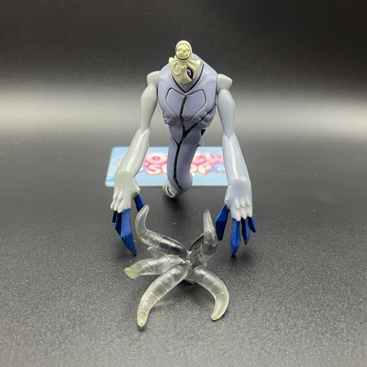 Ben 10 Classic Zs'Skayr action figure laid out with translucent tentacle attachment.